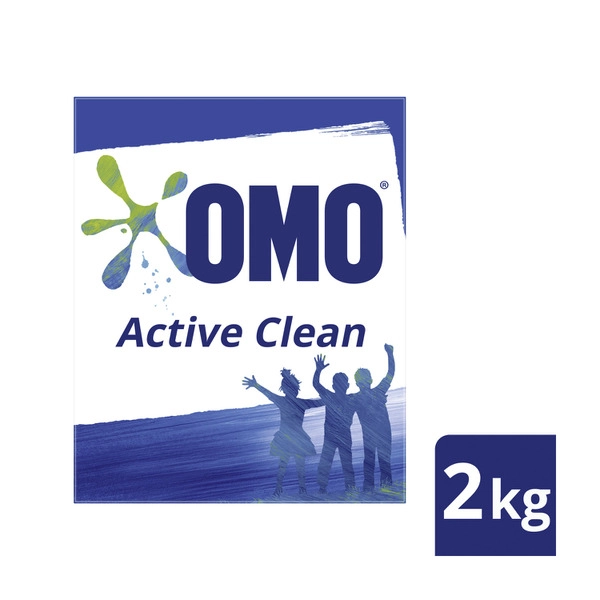 OMO Laundry Powder Active Clean Front & Top 2kg