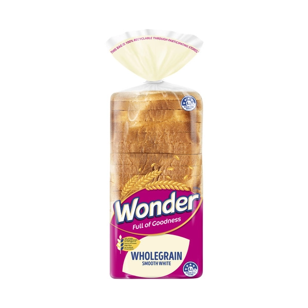 Wonder White Bread Wholegrain Smooth 700g