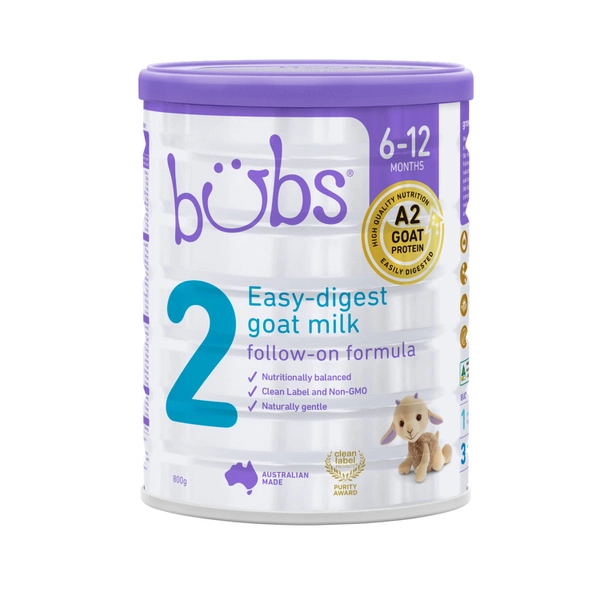 Bubs Goat Milk Follow-On Formula Stage 2 800g