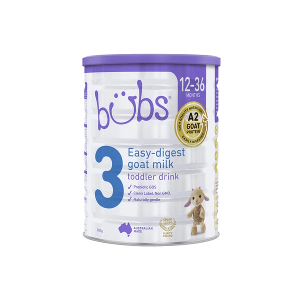 Bubs Goat Milk Toddler Drink Stage 3 800g