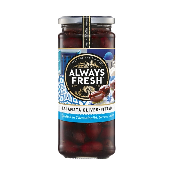 Always Fresh Kalamata Olives Pitted 425g