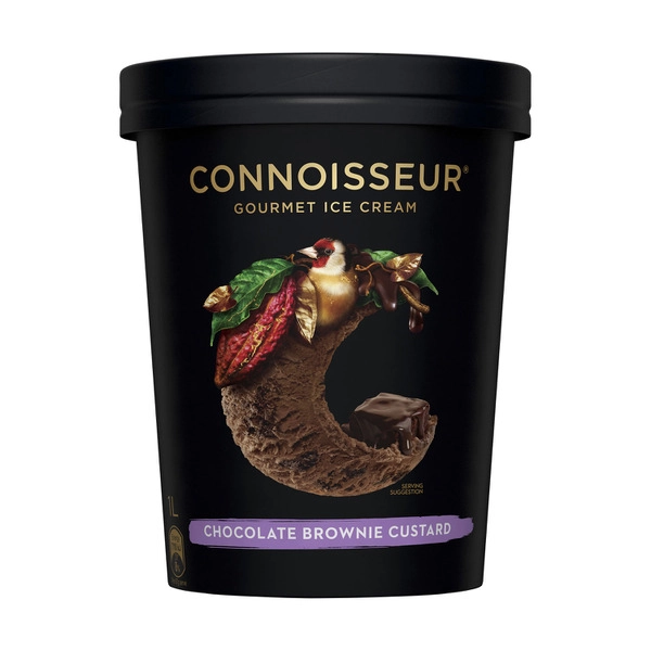 Connoisseur Ice Cream Chocolate Brownie Custard 1L