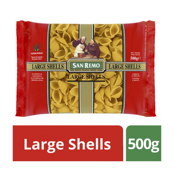 San Remo Large Pasta Shells No 29 500g