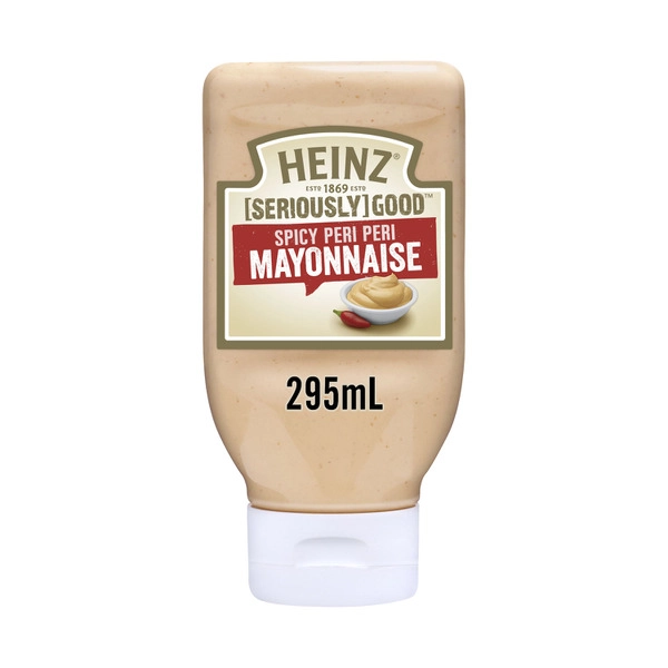 Heinz Seriously Good Spicy Peri Peri Mayonnaise Mayo 295mL