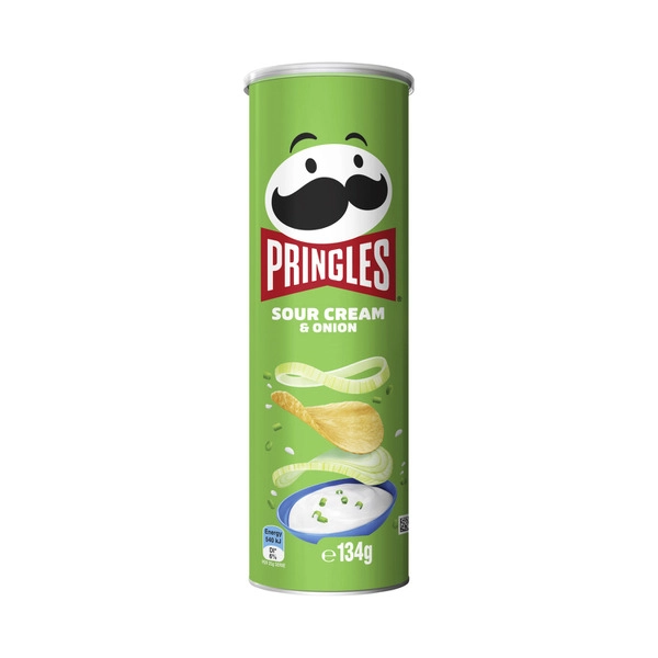 Pringles Sour Cream & Onion Potato Chips 134g