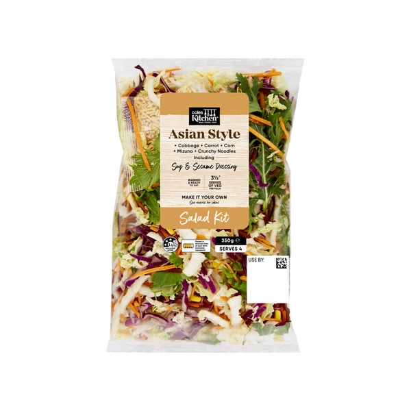 Coles Kitchen Asian Style Salad Kit 350g