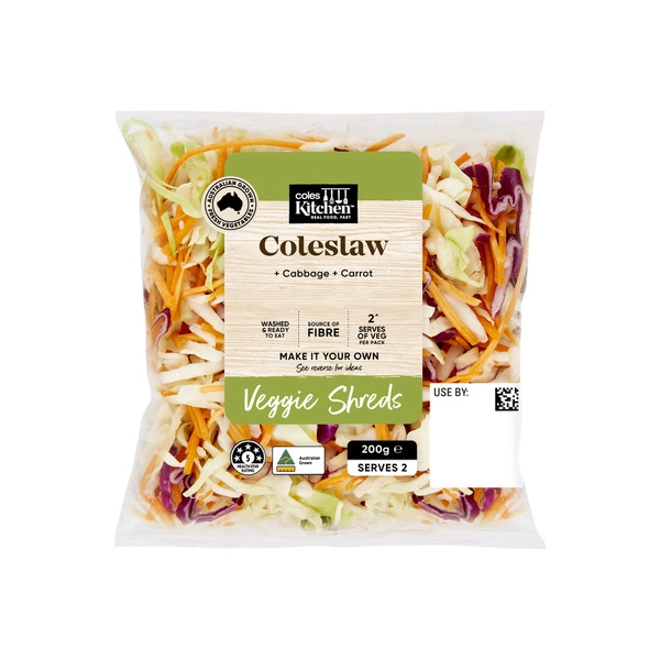 Coles Kitchen COLES KITCHEN COLESLAW:.:200 GRAM 