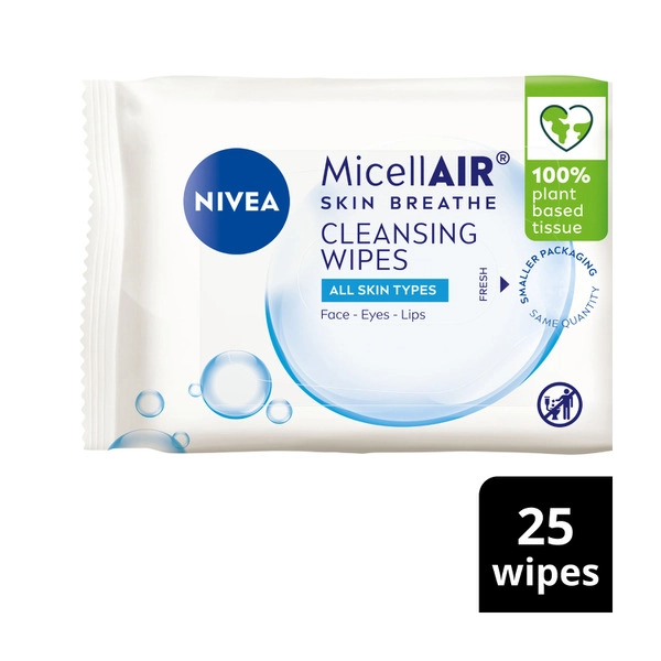 Nivea Micellair Cleansing Wipes 25 pack