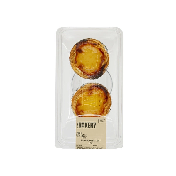 Coles Bakery Portuguese Tart 2 pack