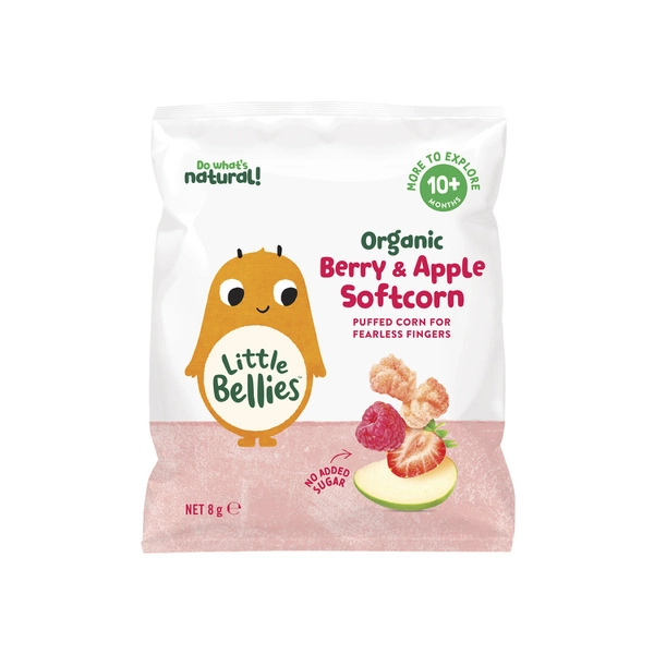 Little Bellies Softcorn Berry & Apple 8g