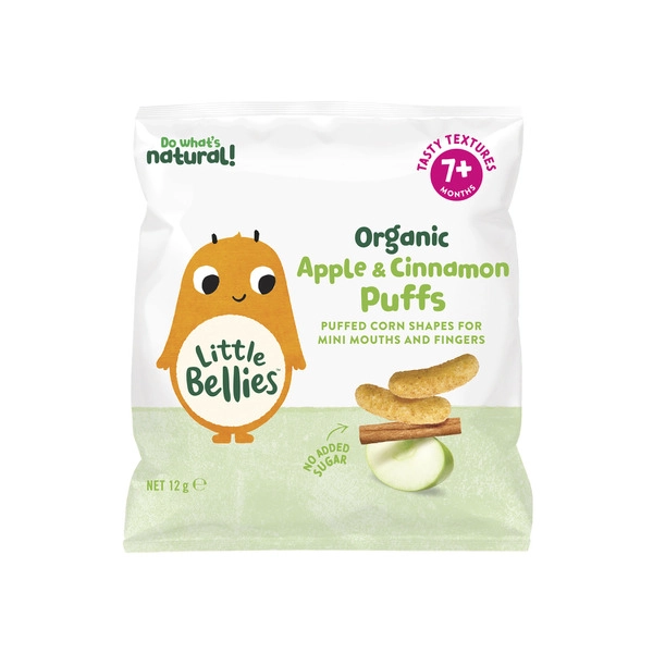 Little Bellies Apple & Cinnamon Baby Puffs 12g