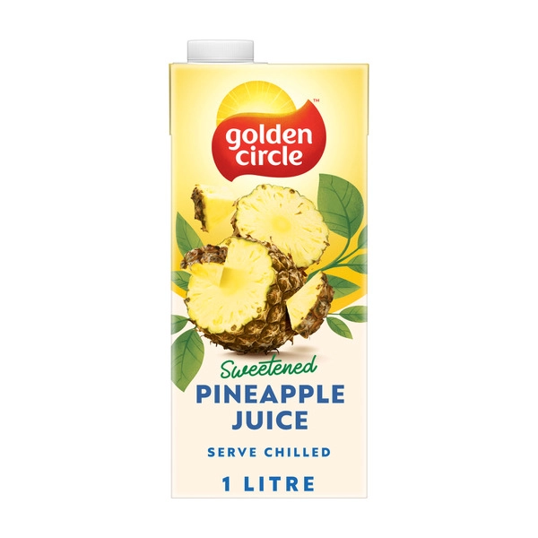 Golden Circle Pineapple Juice Sweetened Fruit Juice Pineapples 1L