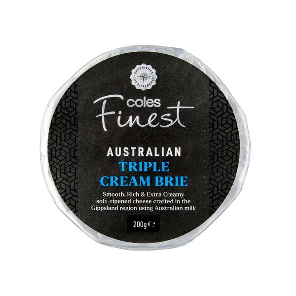 Coles Finest Triple Cream Brie 200g