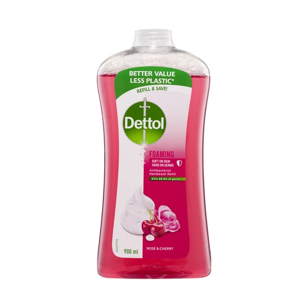 Dettol Rose & Cherry In Bloom Foam Hand Wash Refill 900mL