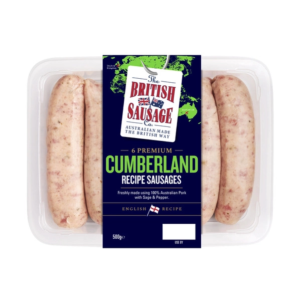 British Cumberland Sausages 500g