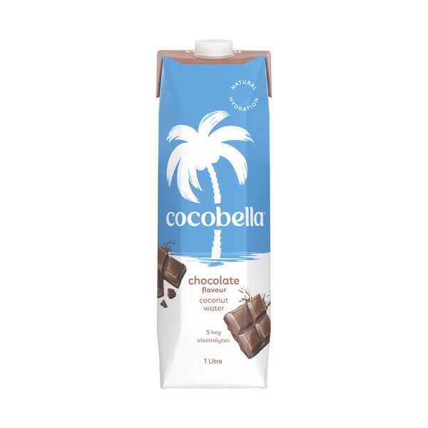 Cocobella COCOBELLA FLAVOURED COCONUT WATER:CHOCOLATE:.:1 LITRE 