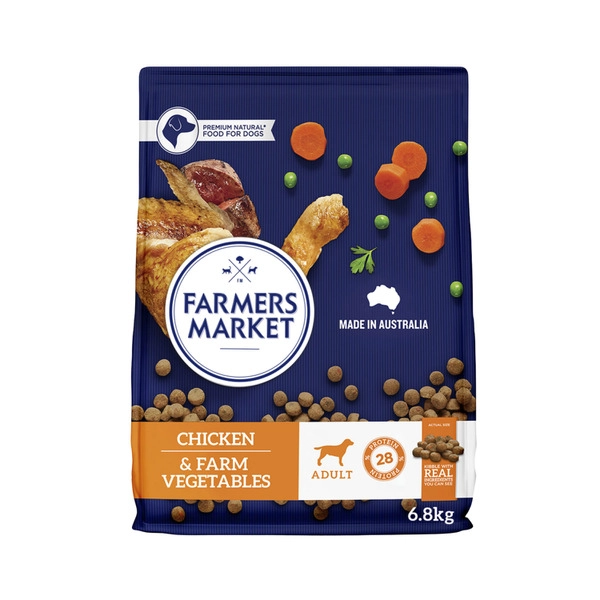 Farmers Market Adult Dry Dog Food Chicken With Farm Vegetables 6.8kg