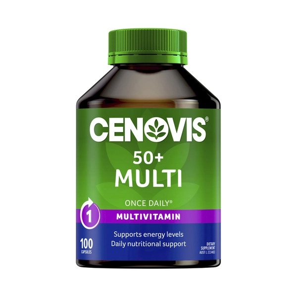 Cenovis 50+ Multivitamin Capsules Multi For Energy 100 pack