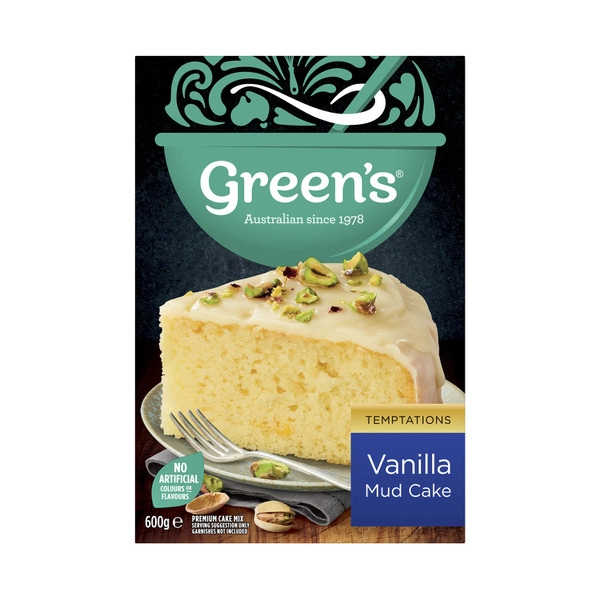 Green's Deluxe Vanilla Mud Cake Mix 600g