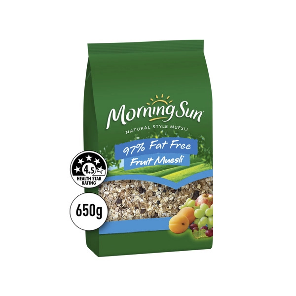 Morning Sun Natural Fruit Muesli 650g