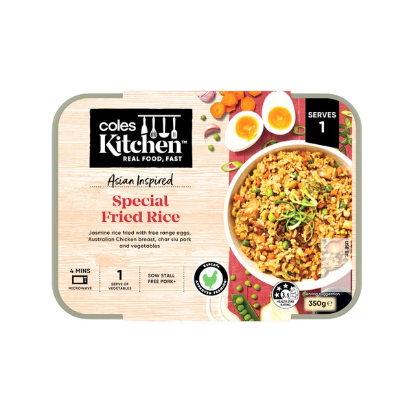 Coles Kitchen Special Fried Rice 350g