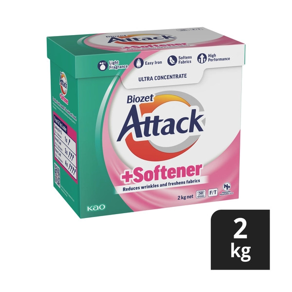 Biozet Attack Powder Plus Softener 2kg