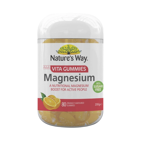 Nature's Way Adults Vita Gummies Magnesium 80 pack