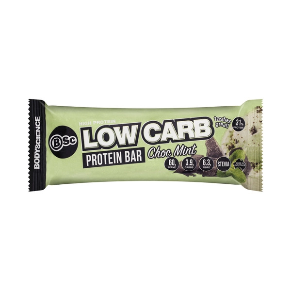 BSc Bodyscience High Protein Low Carb Bar Choc Mint 60g