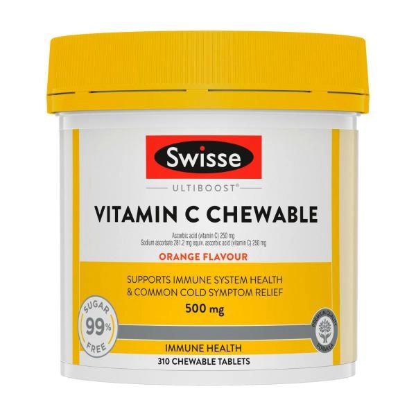 Swisse Ultiboost Vitamin C Chewable Tablets 310 Pack