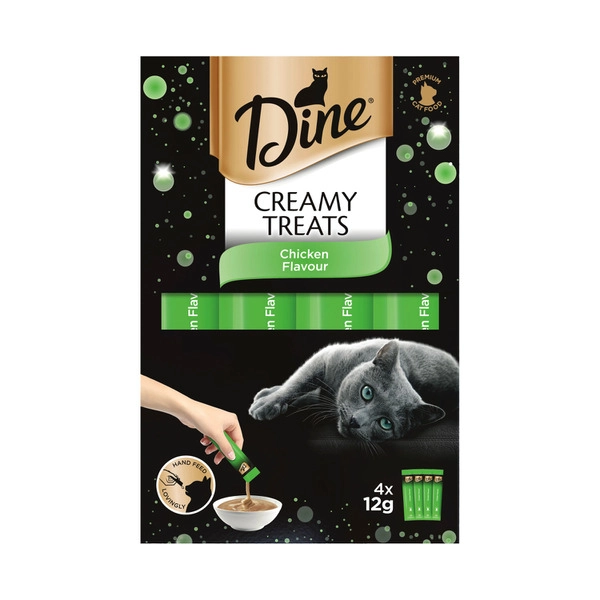 Dine Creamy Treats Chicken Flavour Cat Treat 4 pack