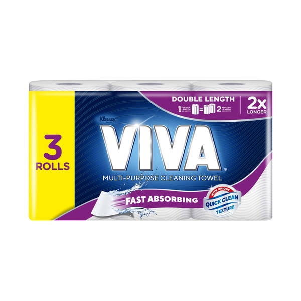 Viva Double Length Paper Towels 3 pack