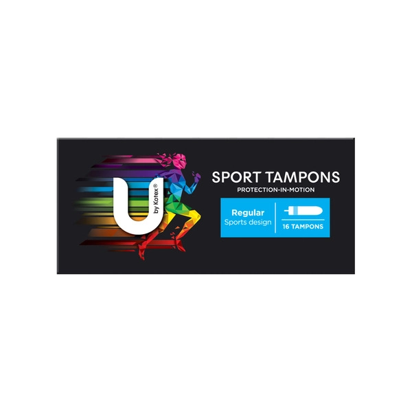 U by Kotex Sport Tampons Regular 16 pack