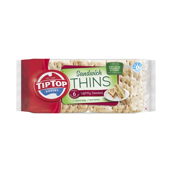 Tip Top Thins Lighty Seeded 240g