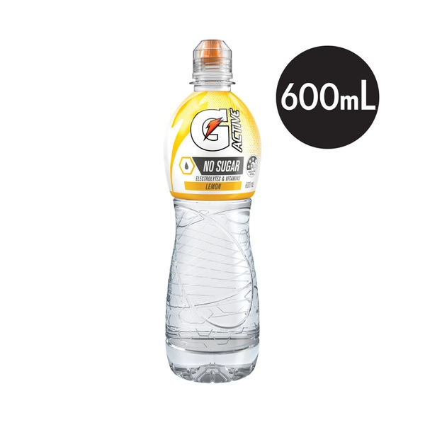 G Active Lemon Flavoured Electrolyte Water 600mL