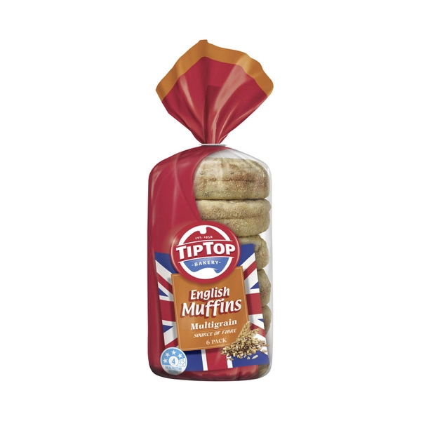 Tip Top Muffins English Multigrain 400g