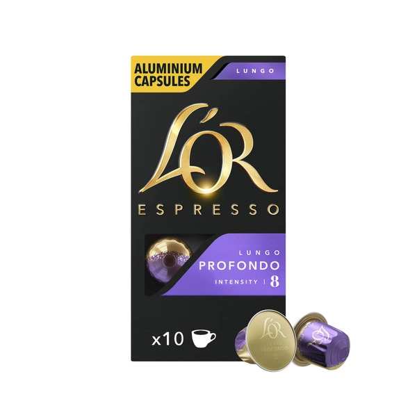 L'OR Espresso Lungo Profondo Intensity 8 Coffee Capsules 52g 10 pack