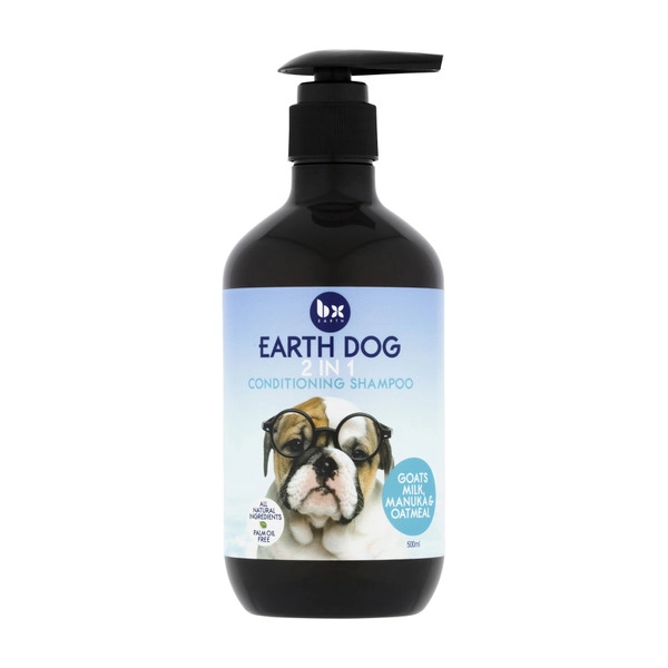 Bx Earth Dog 2 In 1 Goatsmilk Manuka & Oatmeal All Natural Conditioning Shampoo 500mL