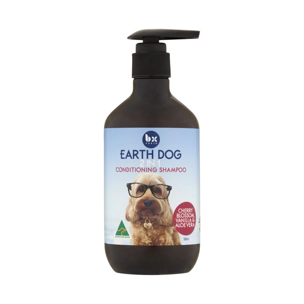 BX Earth Dog 2 In 1 Cherry Blossom Vanilla & Aloe Vera All Natural Conditioning Shampoo 500mL