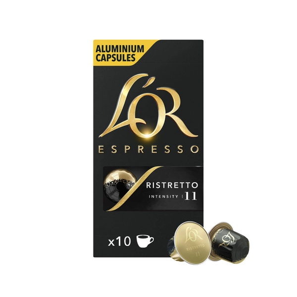 L'OR Espresso Ristretto Intensity 11 Coffee Capsules 52g 10 pack