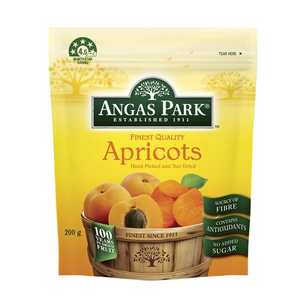 Angas Park Fancy Large Dried Apricots 200g