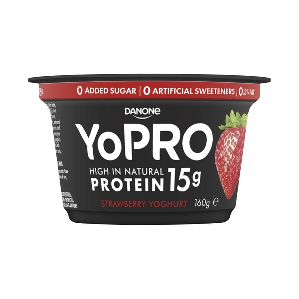 Danone YoPro Strawberry Yoghurt 160g