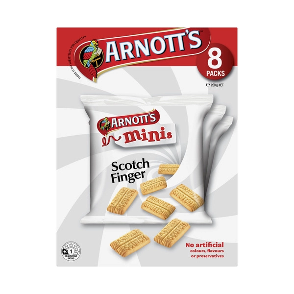 Arnott's Mini Scotch Finger 8 Pack 200g