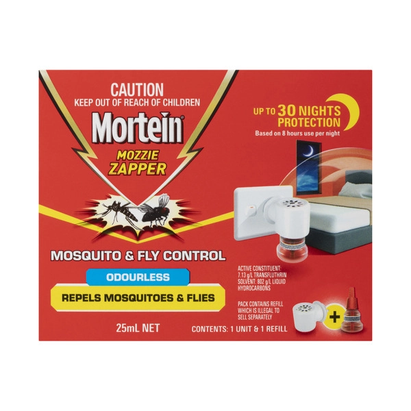 Mortein Peaceful Nights Mosquito & Fly Plug Prime Pack 25mL