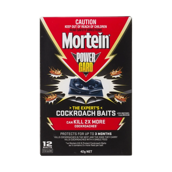 Mortein Power Gard Cockroach Baits 12 pack