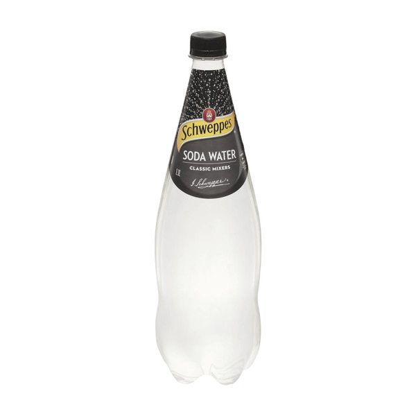 Schweppes Mixers 1.1l SCHWEPPES MIXERS 1.1L:SODA WATER:.:1.1 LITRE 