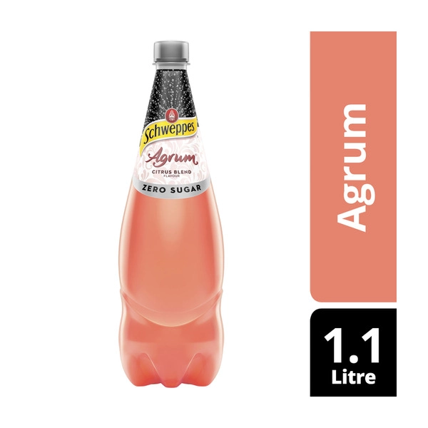 Schweppes Mixers 1.1l SCHWEPPES MIXERS 1.1L:AGRUM:NO SUGAR:1.1 LITRE 