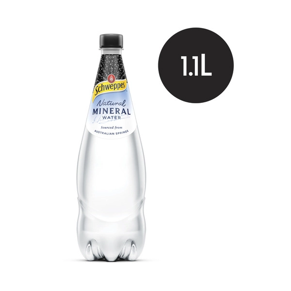 Schweppes Natural Mineral Water Bottle 1.1L