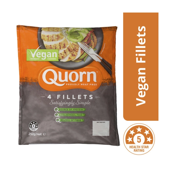 Quorn Frozen Vegan Fillets 252g