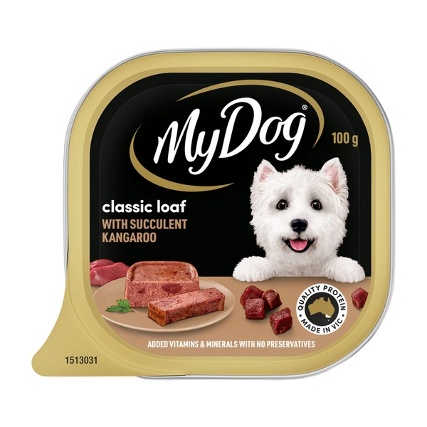 My Dog Adult Wet Dog Food Classic Loaf with Succulent Kangaroo Tray 100g