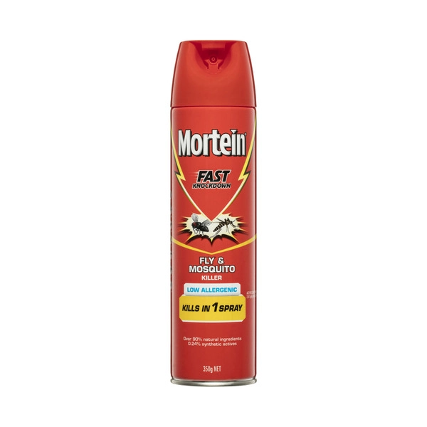 Mortein Fast Knockdown Fly & Mosquito Killer Low Allergenic 350g